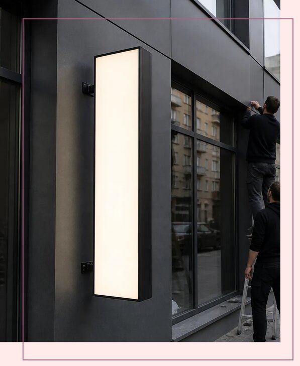 Тонкий световой короб в Тынде по цене от 9763 р. | Аванза-Тнд